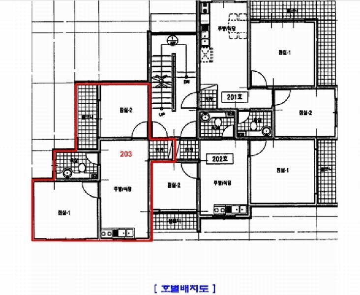 2025타경507923 인천광역시 서구 승학로288번길 5-7, 세진탑스빌 2층 203호 다세대(빌라)[공급13평형] 경매 이미지