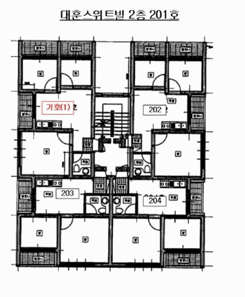 2025타경508342 인천광역시 서구 연희로28번길 13-1, 대훈스위트빌 2층 201호 다세대(빌라)[공급13평형] 경매 이미지