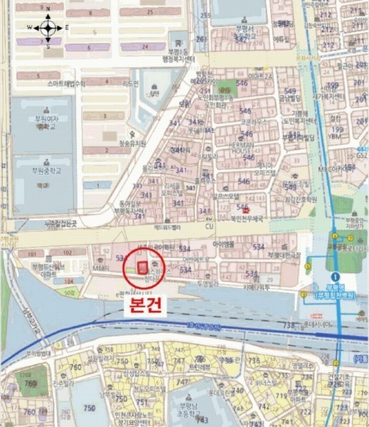 2025타경508731 인천광역시 부평구 경원대로1354번길 10, 현대홈타운 5층 502호 오피스텔[계약23평형] 경매 이미지