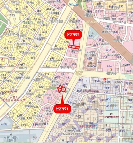 2024타경533648 인천광역시 미추홀구 한나루로 605, 대영아파트 7층 705호 아파트 경매 이미지
