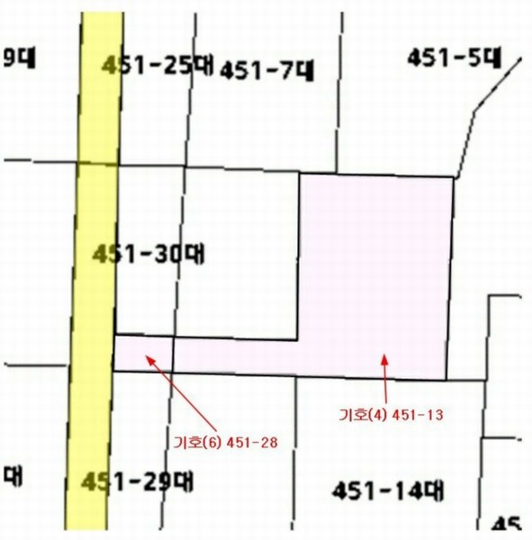 2022타경536759 인천광역시 미추홀구 도화동 451-13 대지 경매 이미지