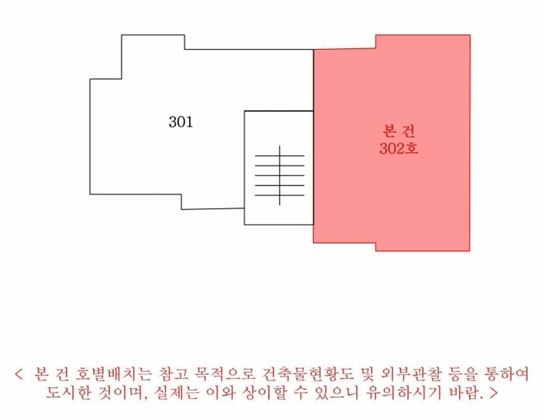 2023타경545484 인천광역시 미추홀구 장천로94번길 23인천광역시 미추홀구 장천로94○○○○, 성림빌라 3층 302호성림빌라○○ 다세대(빌라)[공급13평형] 경매 이미지