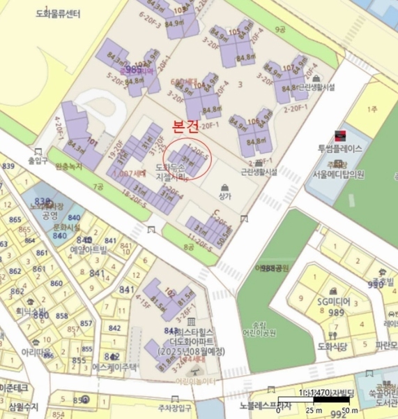 2024타경4584 인천광역시 미추홀구 염전로168번길 28, 도화두손지젤시티 비동 11층 1105호 오피스텔[계약13평형] 경매 이미지