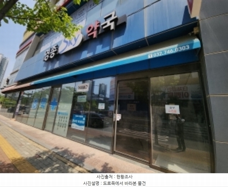 2024타경522716 인천광역시 중구 하늘중앙로225번길 3인천광역시 중구 하늘중앙로22○○○○, 영종엠타워 1층 108호외1개호영종엠타○○ 근린상가 경매 이미지