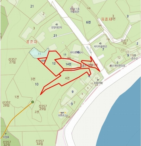 2024타경563786 인천광역시 중구 무의동 7-2 농지 경매 이미지