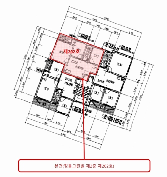 2024타경577389 인천광역시 미추홀구 경인로184번길 34, 정동그린빌 2층 202호 다세대(빌라)[공급15평형] 경매 이미지
