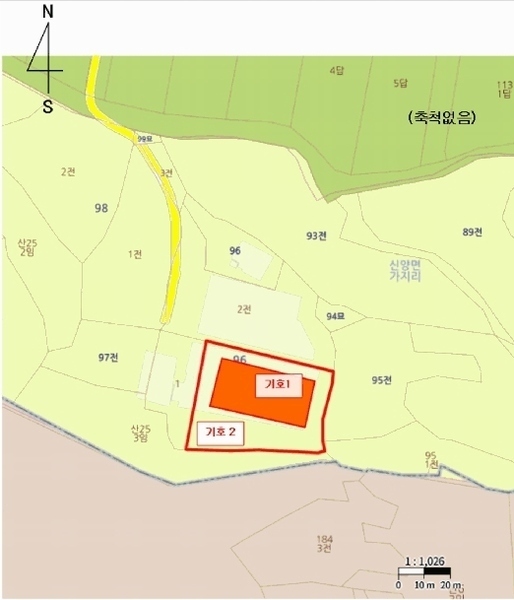 2025타경832 충청남도 예산군 신양면 가지리 96-3 농가관련시설 경매 이미지