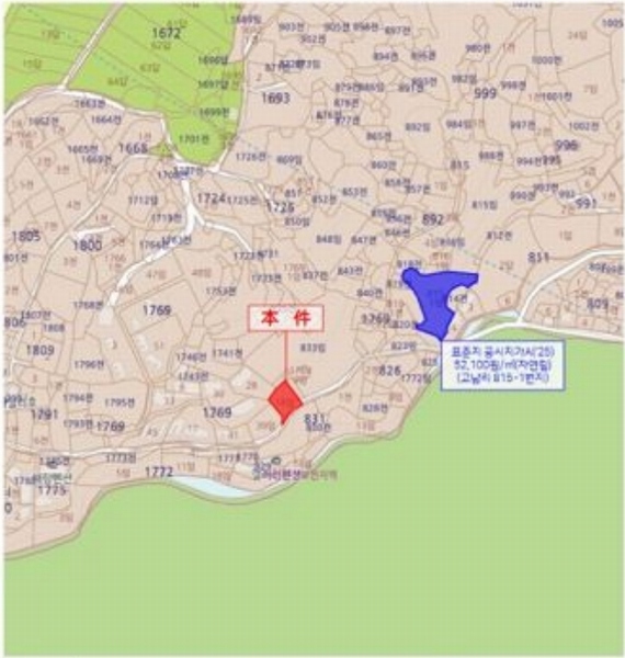 2025타경51064 충청남도 태안군 고남면 고남리 1769-18 임야 경매 이미지