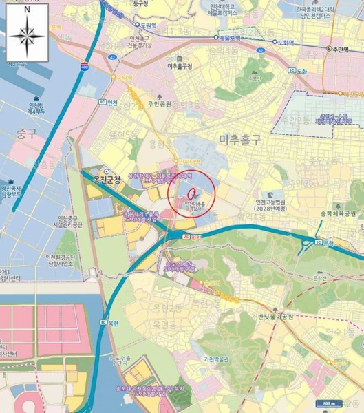 2025타경512107 인천광역시 미추홀구 학익동 493-9, 석암주차장 싼타페(SATAFE) 경매 이미지