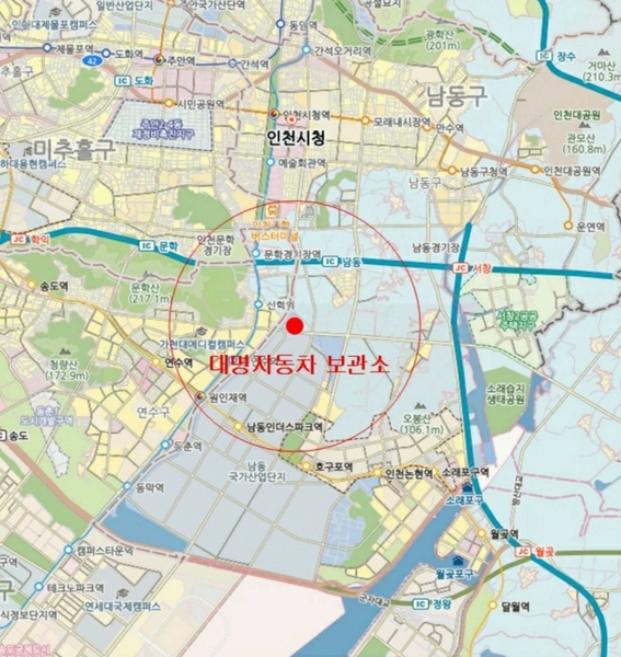 2025타경512470 인천광역시 남동구 남촌동 625-58, 대명주차장 보관소 포터 II (PORTER II) 경매 이미지