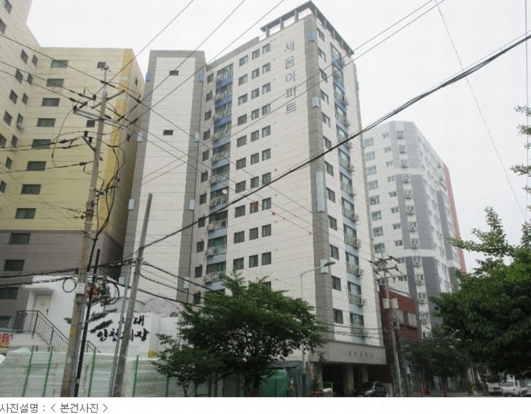 2022타경6760 인천광역시 미추홀구 장천로 39, 세움아파트 11층 1103호 오피스텔[계약30평형] 경매 이미지