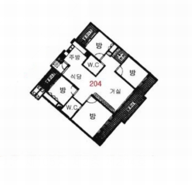 2023타경536824 인천광역시 연수구 청능대로 124, 연수타운 105동 2층 204호 아파트[공급37평형] 경매 이미지