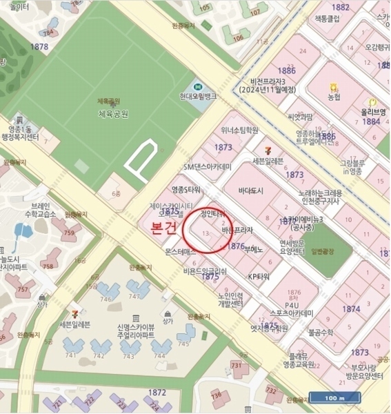 2024타경16006 인천광역시 중구 하늘달빛로 90-7, 스카이에비뉴 5층 503호 근린상가 경매 이미지
