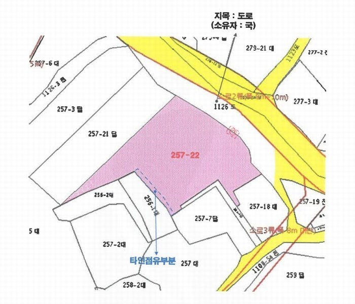 2025타경932 경상남도 양산시 평산동 257-22 농지 경매 이미지