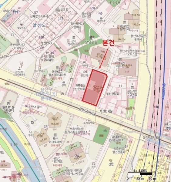 2025타경51115 서울특별시 용산구 백범로90길 74, 이안용산1차 101동 6층 아파트-603호 아파트[공급40평형] 경매 이미지