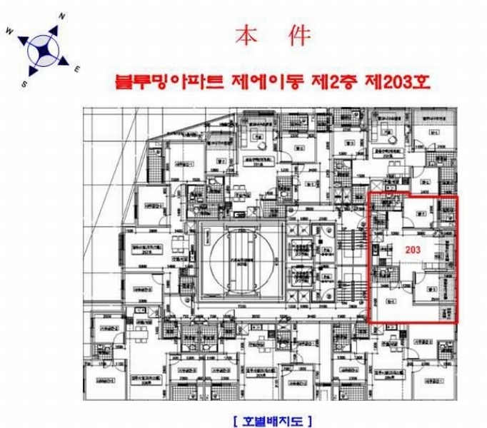 2024타경555440 인천광역시 부평구 장제로76번길 21, 블루밍아파트 에이동 2층 203호 아파트[공급21평형] 경매 이미지