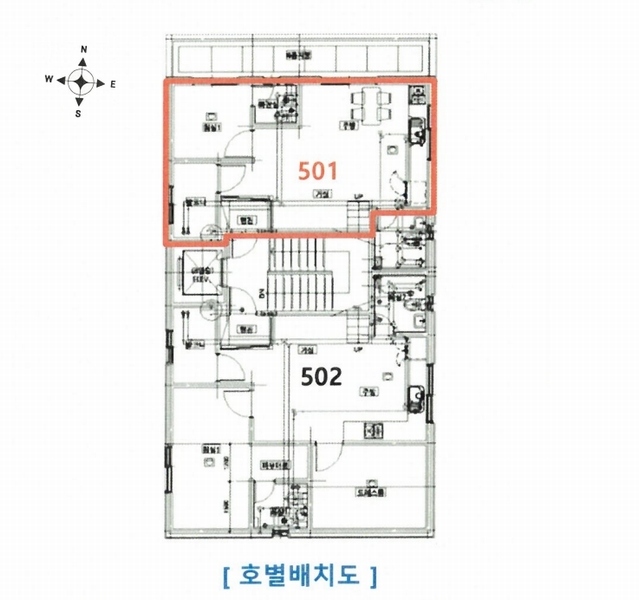 2024타경563397 인천광역시 미추홀구 인하로236번길 5-42, 퓨처하우스 A동 5층 501호 다세대(빌라)[공급13평형] 경매 이미지