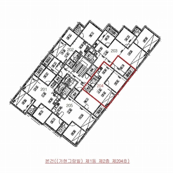 2024타경565843 인천광역시 서구 가현로117번길 8, 가현그랑빌 1동 2층 204호 다세대(빌라)[공급15평형] 경매 이미지