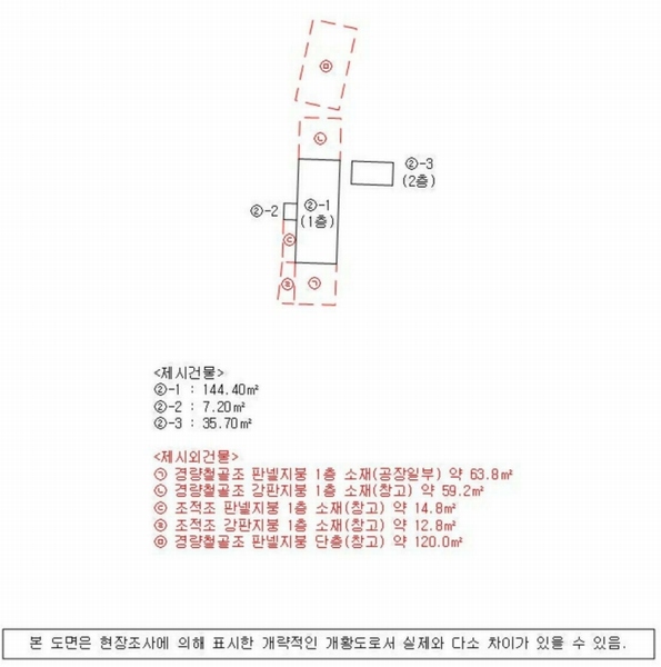 2025타경723 경상남도 사천시 곤양면 묵곡리 213 공장 경매 이미지