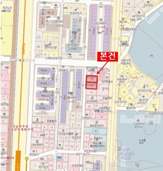 2025타경508214 인천광역시 서구 서달로123번안길 3, 해강빌리지 4층 405호 오피스텔 경매 이미지