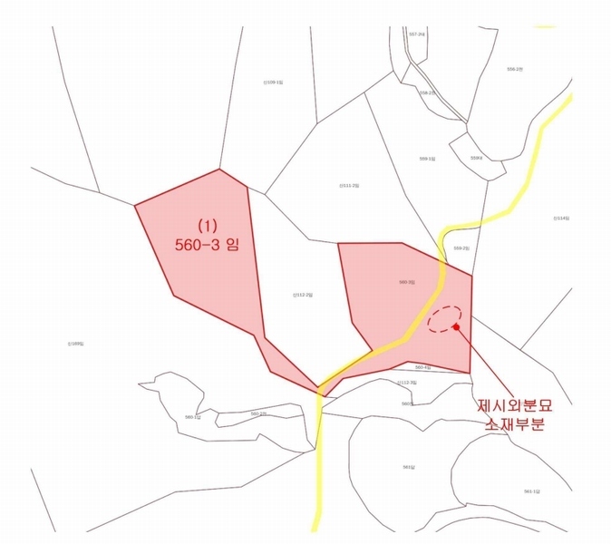 2025타경51131 충청남도 태안군 원북면 장대리 560-3 임야 경매 이미지