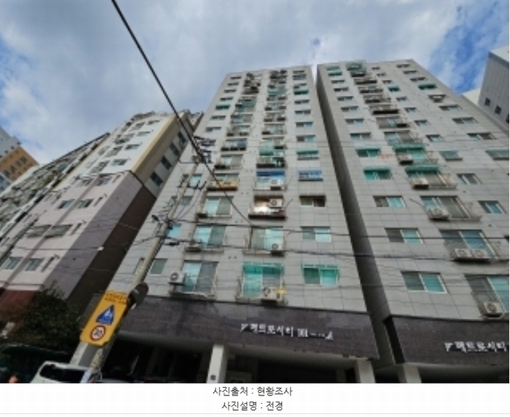 2024타경567573 인천광역시 부평구 동수천로 13-1, 메트로시티 101동 8층 804호 오피스텔[계약26평형] 경매 이미지