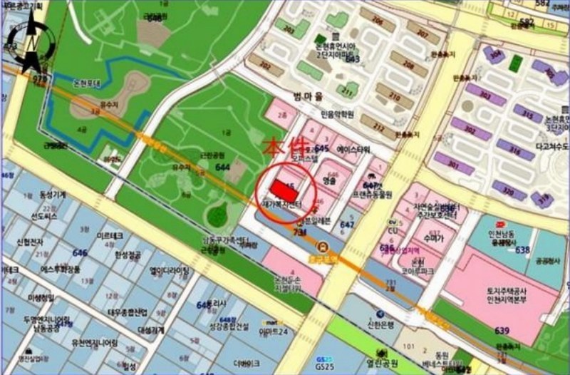 2024타경16846 인천광역시 남동구 논현로26번길 46, 골드코스트호텔인천 1층 101호 근린상가 경매 이미지