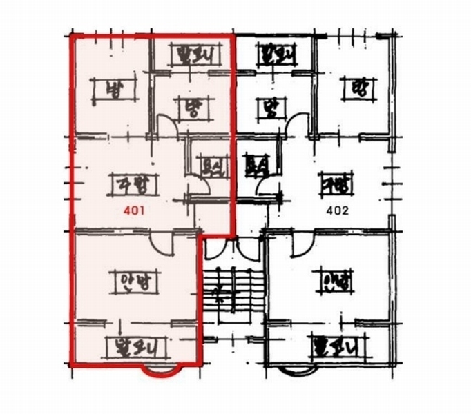 2024타경562370 인천광역시 부평구 경인로834번길 25-4, 전원빌라 4층 401호 다세대(빌라)[공급21평형] 경매 이미지