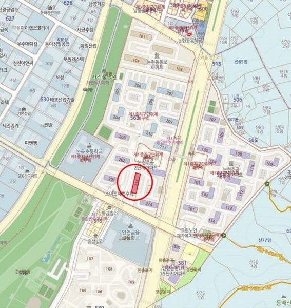 2024타경566778 인천광역시 남동구 함박뫼로 439, 논현주공아파트 213동 2층 205호 아파트[공급16평형] 경매 이미지