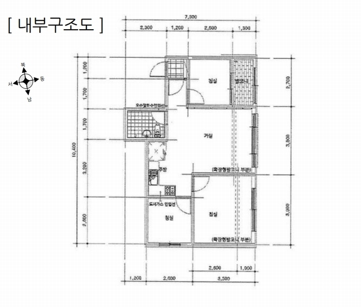2024타경567993 인천광역시 서구 완정로228번길 10, 바우하우스 4층 401호 다세대(빌라)[공급16평형] 경매 이미지