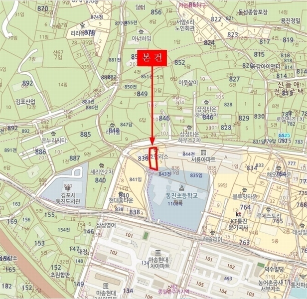 2024타경51484 경기도 김포시 통진읍 담터로 40, 유호팰리스 101동 3층 301호 다세대(빌라)[공급19평형] 경매 이미지