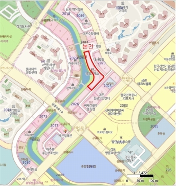 2024타경52357 경기도 김포시 김포한강2로23번길 72, 라베니체마치에비뉴2 1층 122호 근린상가 경매 이미지