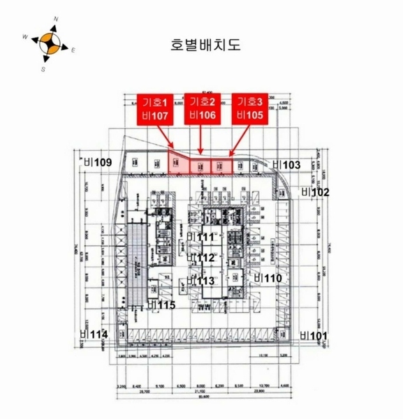 2025타경995 경기도 김포시 김포한강10로133번길 165, 샹보르영무파라드김포한강 1동 지1층 비105호 아파트형공장 경매 이미지