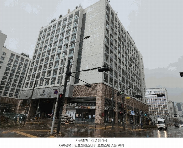 2025타경33206 경기도 김포시 김포한강10로133번길 126, 김포더럭스나인오피스텔 에이동 4층 485호 오피스텔[계약20평형] 경매 이미지