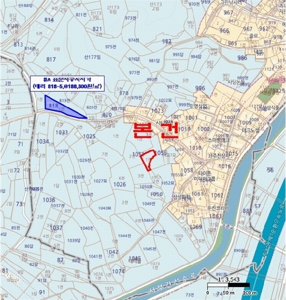 2025타경33269 경기도 김포시 고촌읍 태리 1056-1 농지 경매 이미지