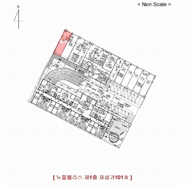 2025타경33777 경기도 김포시 김포한강1로 274, 노블팰리스 1층 상가101호 근린상가 경매 이미지