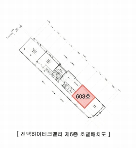 2025타경33827 경기도 부천시 오정구 오정로 110, 진택하이테크밸리 6층 603호 아파트형공장 경매 이미지