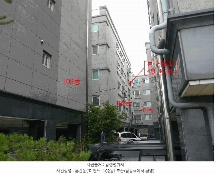 2025타경33830 경기도 김포시 태산로18번길 15경기도 김포시 태산로18○○○○, 미앤느 102동 4층 401호미앤느 1○○ 다세대(빌라)[공급17평형] 경매 이미지