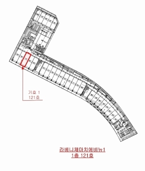 2023타경6715 경기도 김포시 김포한강2로23번길 10, 라베니체마치에비뉴1 1층 121호 근린상가 경매 이미지