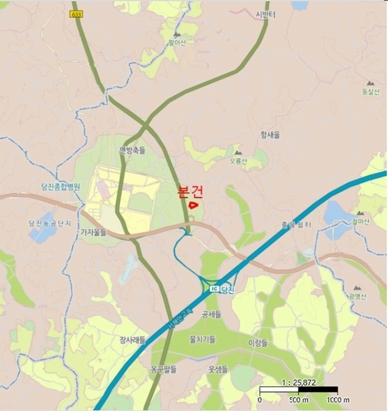 2024타경5429 충청남도 당진시 송악읍 반촌리 292-1 임야 경매 이미지