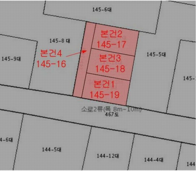 2024타경32650 경기도 부천시 원미구 심곡동 145-19 대지 경매 이미지