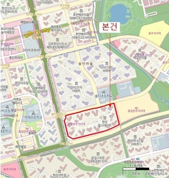 2024타경48310 경기도 김포시 김포한강7로22번길 22, 한강 힐스테이트 510동 15층 1501호 아파트[공급33평형] 경매 이미지