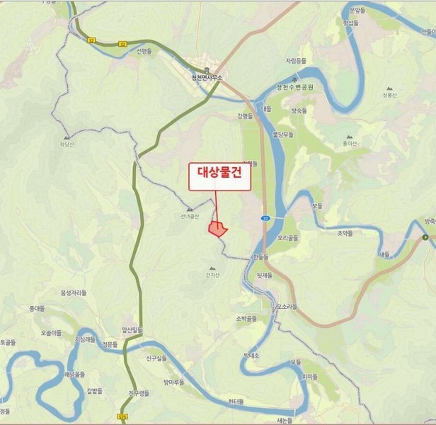 2025타경51440 충청북도 괴산군 청천면 강평리 산7-2 임야 경매 이미지
