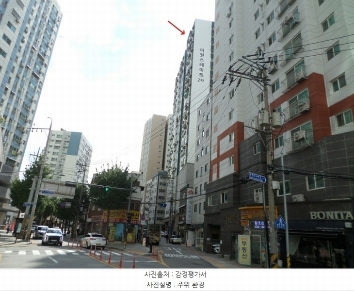 2024타경49801 경기도 부천시 소사구 호현로469번길 19경기도 부천시 소사구 호현로469○○○○, 더원스테이트2차 13층 비-1301호더원스테○○ 오피스텔[계약34평형] 경매 이미지