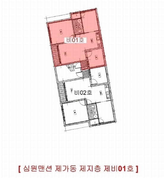 2025타경31593 경기도 부천시 원미구 조마루로365번길 24, 심원맨션 가동 지층 비01호 다세대(빌라)[공급19평형] 경매 이미지