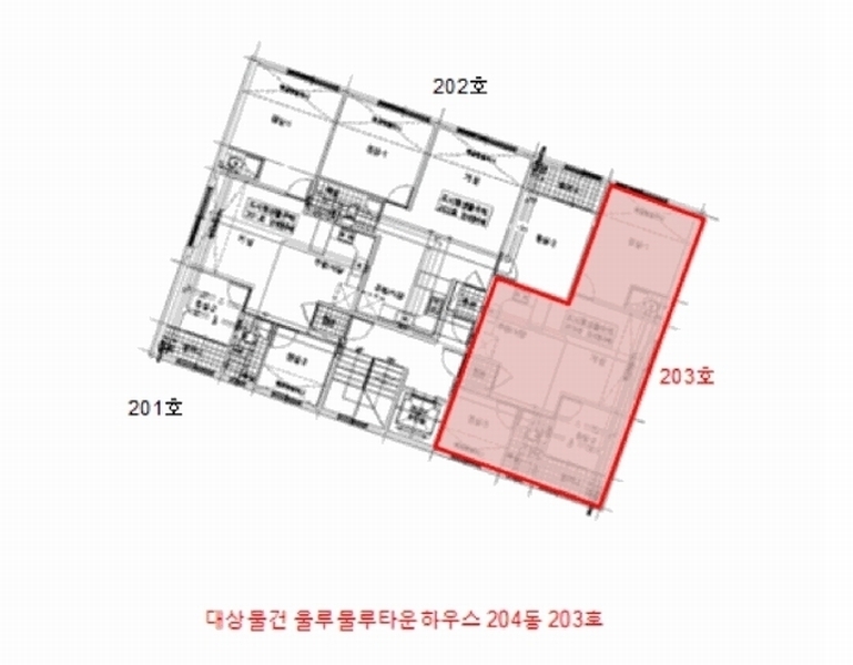 2025타경32138 경기도 김포시 봉화로51번길 32-1, 울루물루타운하우스 204동 2층 203호 다세대(빌라)[공급23평형] 경매 이미지