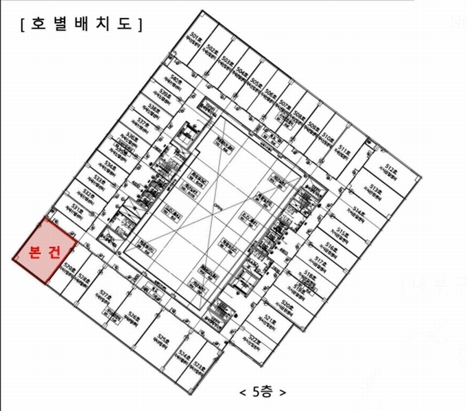 2025타경51540 경기도 시흥시 서울대학로 59-69, 배곧테크노밸리 5층 530호 아파트형공장 경매 이미지