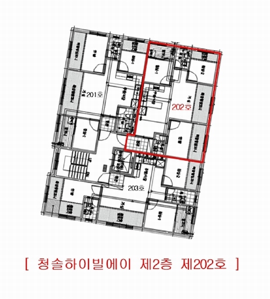 2025타경32779 경기도 부천시 오정구 고강로152번길 11, 청솔하이빌에이 2층 202호 다세대(빌라)[공급17평형] 경매 이미지