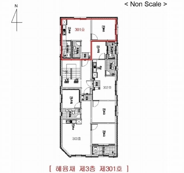 2025타경32861 경기도 부천시 오정구 중동로420번길 25, 혜윰채 3층 301호 다세대(빌라)[공급12평형] 경매 이미지