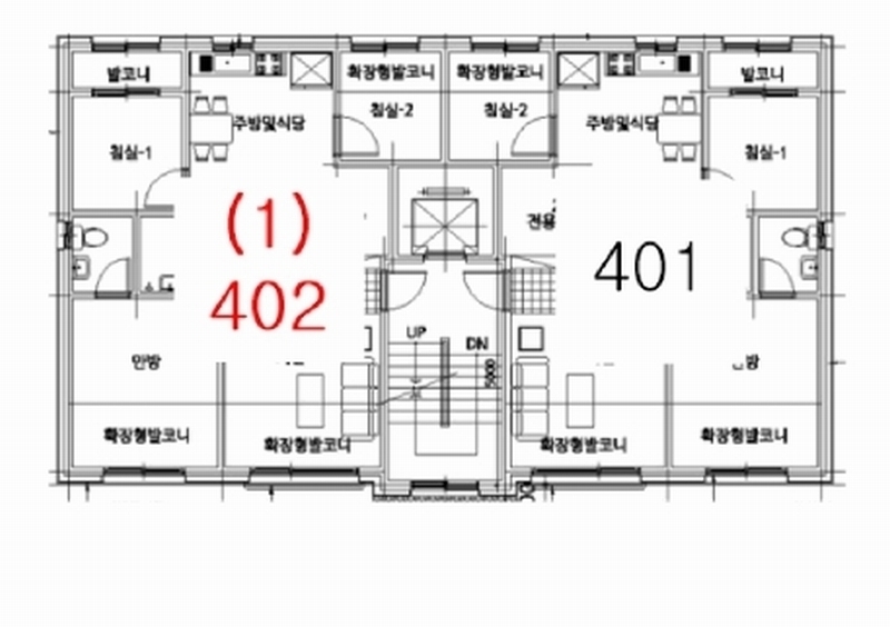 2025타경33378 경기도 김포시 도이곶로 2-20, 엣지빌라트 2동 4층 402호 다세대(빌라)[공급19평형] 경매 이미지